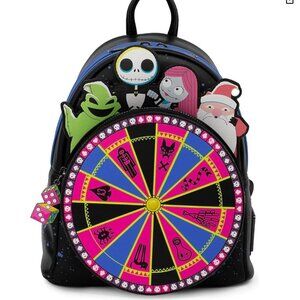 Loungefly Disney Nightmare Before Christmas Oogie Boogie Wheel Mini Backpack